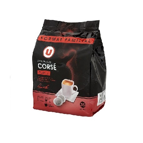 Café dosettes Corsé sachet de 36 dosettes