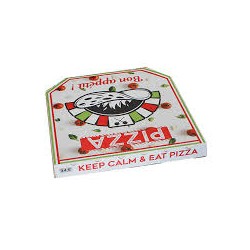 boite à pizza 31x31x3.5cm Cennet "keep calm"x100