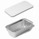 Barquettes aluminium bord droit 850g x 100