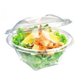 Boites salade translucide à couvercle 1500mlx75