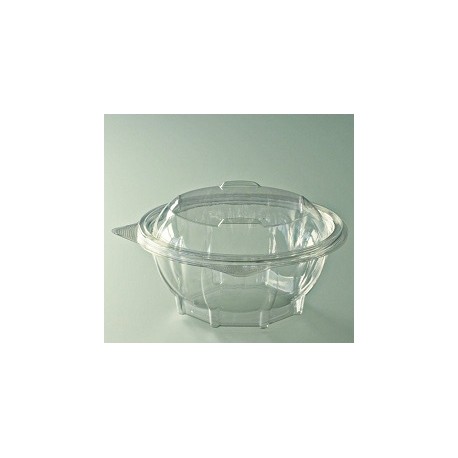 bol salade rond cristal couvercle attenant 1000mlx50