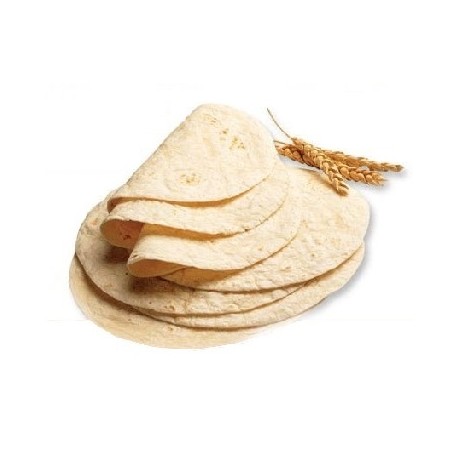 Tortillas de blé 90g (30cm - 90g - 18pcs) x 6 carton